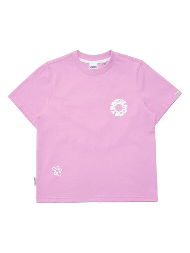 여성 히피 플라워 티셔츠 WOMEN`S HIPPIE FLOWER T-SHIRT